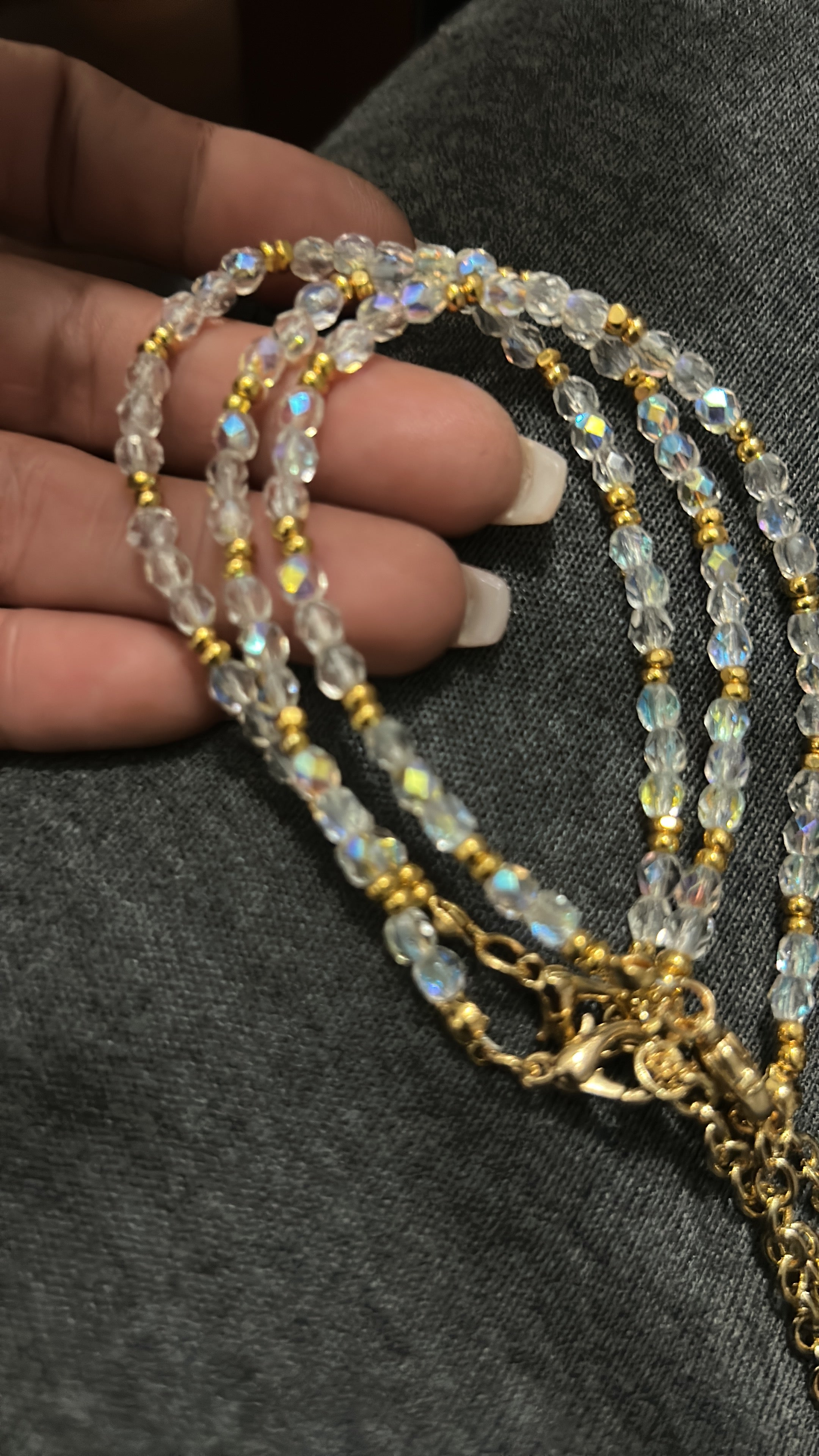 pulsera de cristal